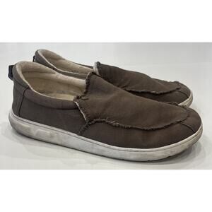 Vionic Seaview Cotton Loafer Shoes Size 13 Men’s Brown Slip On